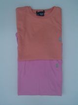 xxUITVERKOCHTxx RALPH LAUREN jongensbasicshirt korte mouw (zalm en roze), maat 128 en 164