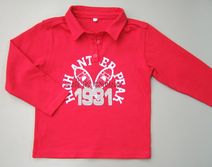 VINROSE stoere polosweater (formule one), maat 104 EN 110