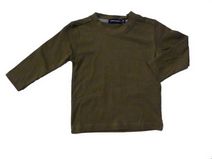 VINROSE fijn basic shirt (stone grey), maat 80 t/m 146